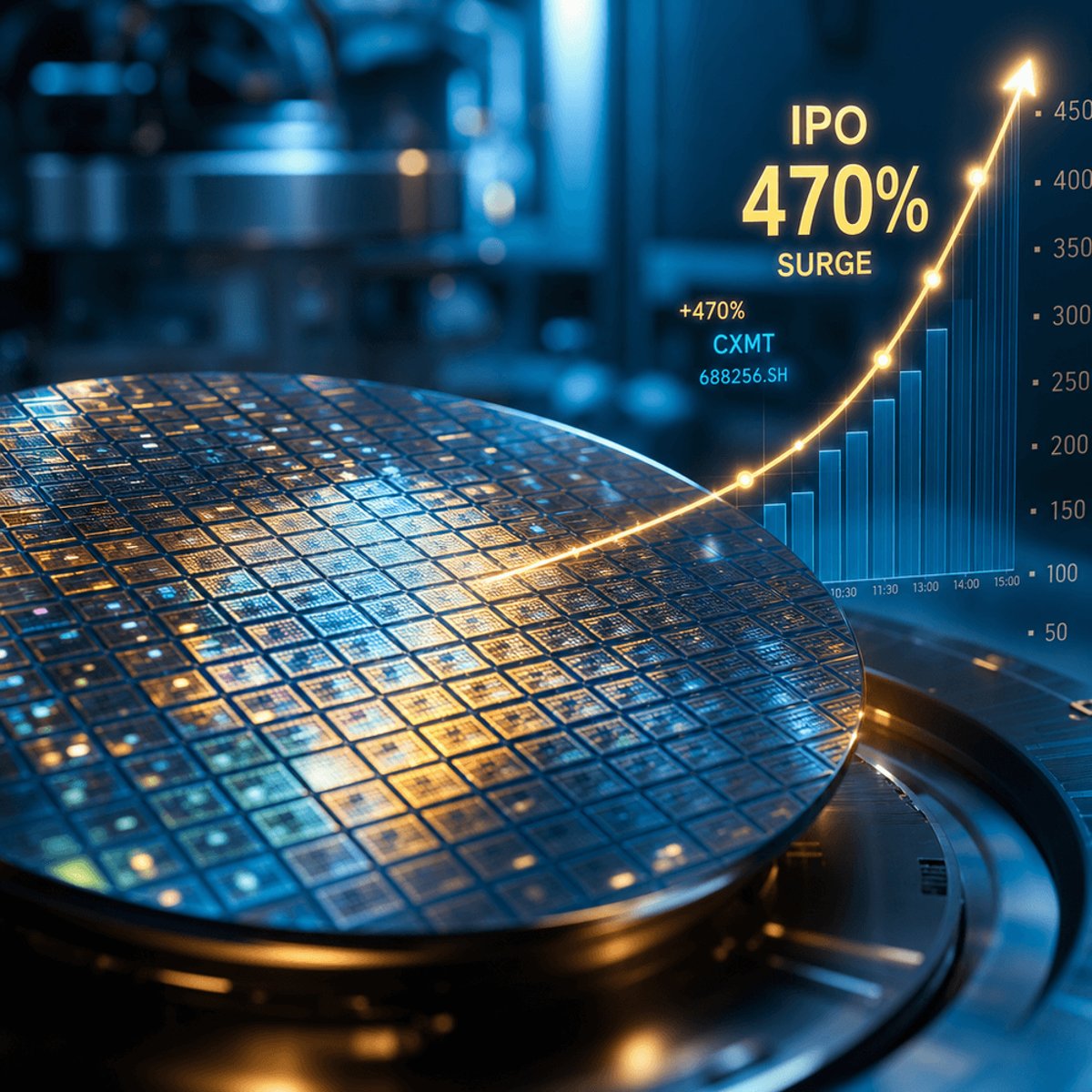 Chinese chipmaker CXMT soars 470% in $8.6B Shanghai IPO debut
