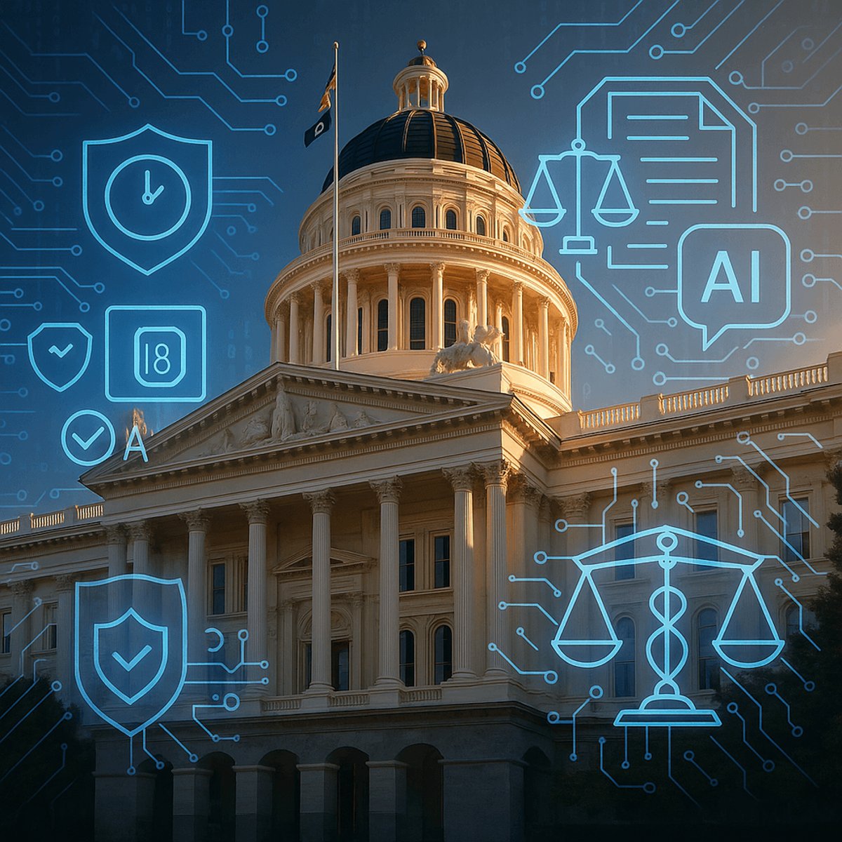 California passes first-in-nation AI chatbot laws targeting Big Tech