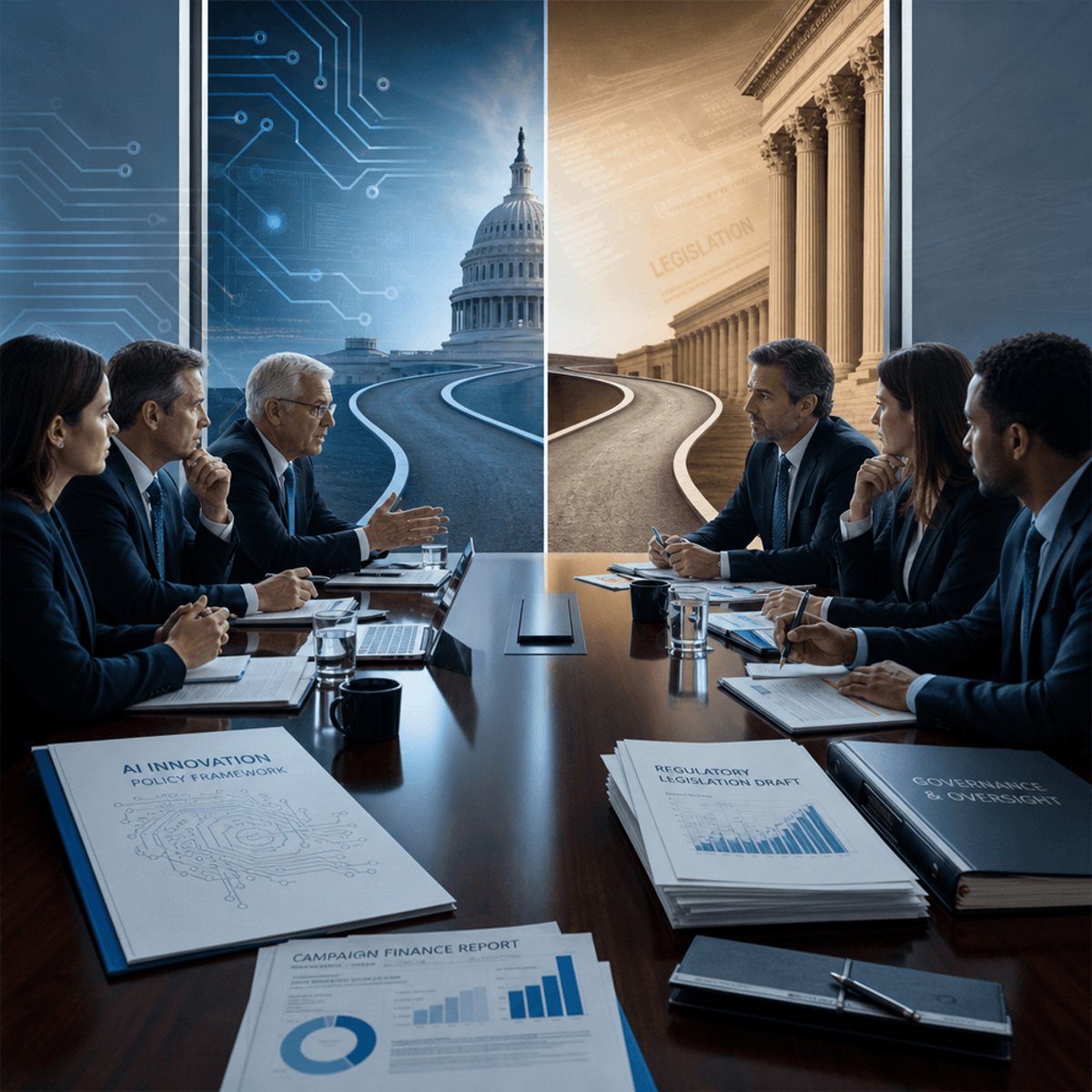 AI Giants Pour Millions Into PACs as Regulatory Battle Heats Up
