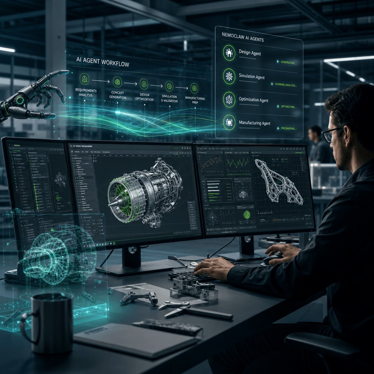 Nvidia Unveils NemoClaw: AI Agents That Automate Engineering Workflows