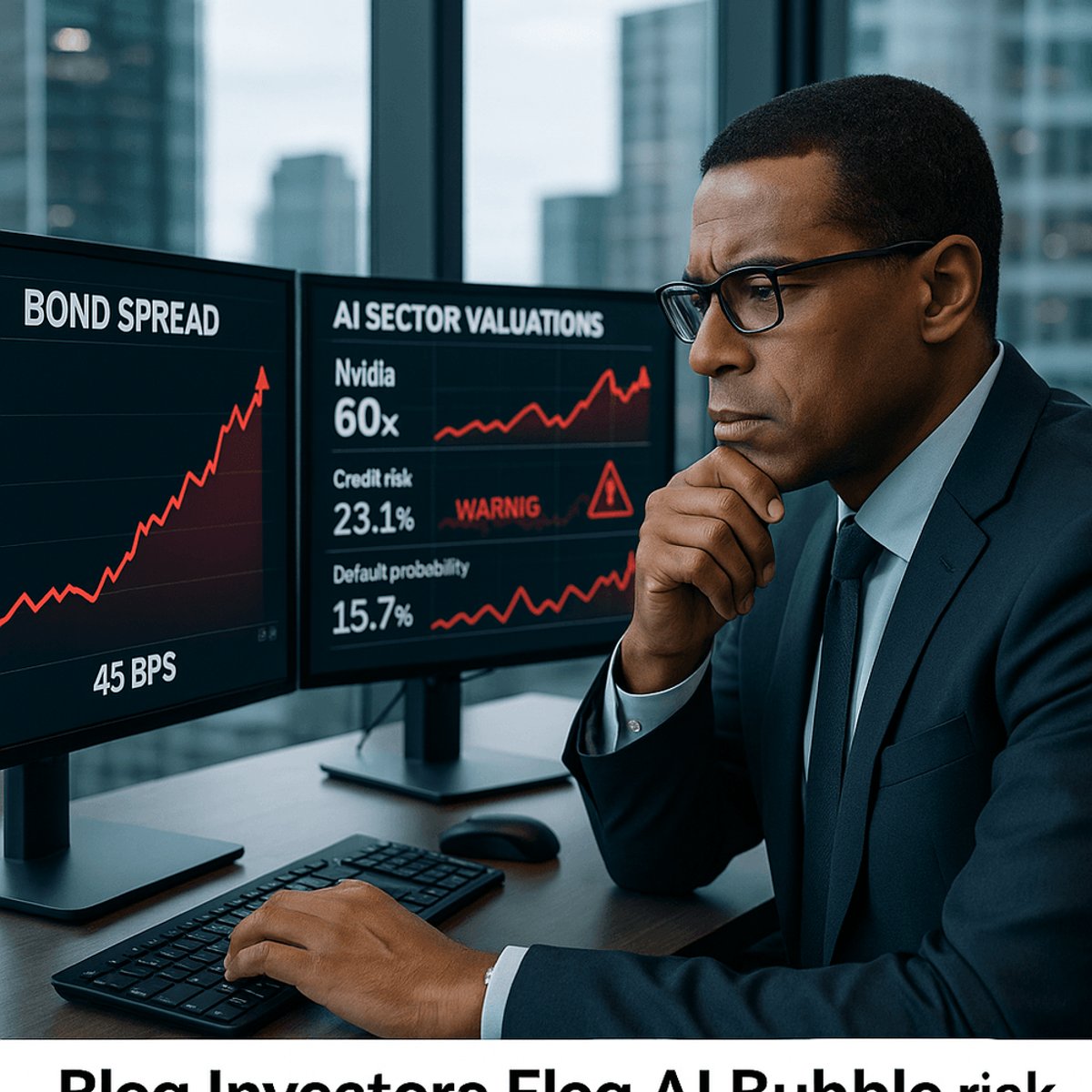 Bond Investors Flag AI Bubble as Top Risk for First Time