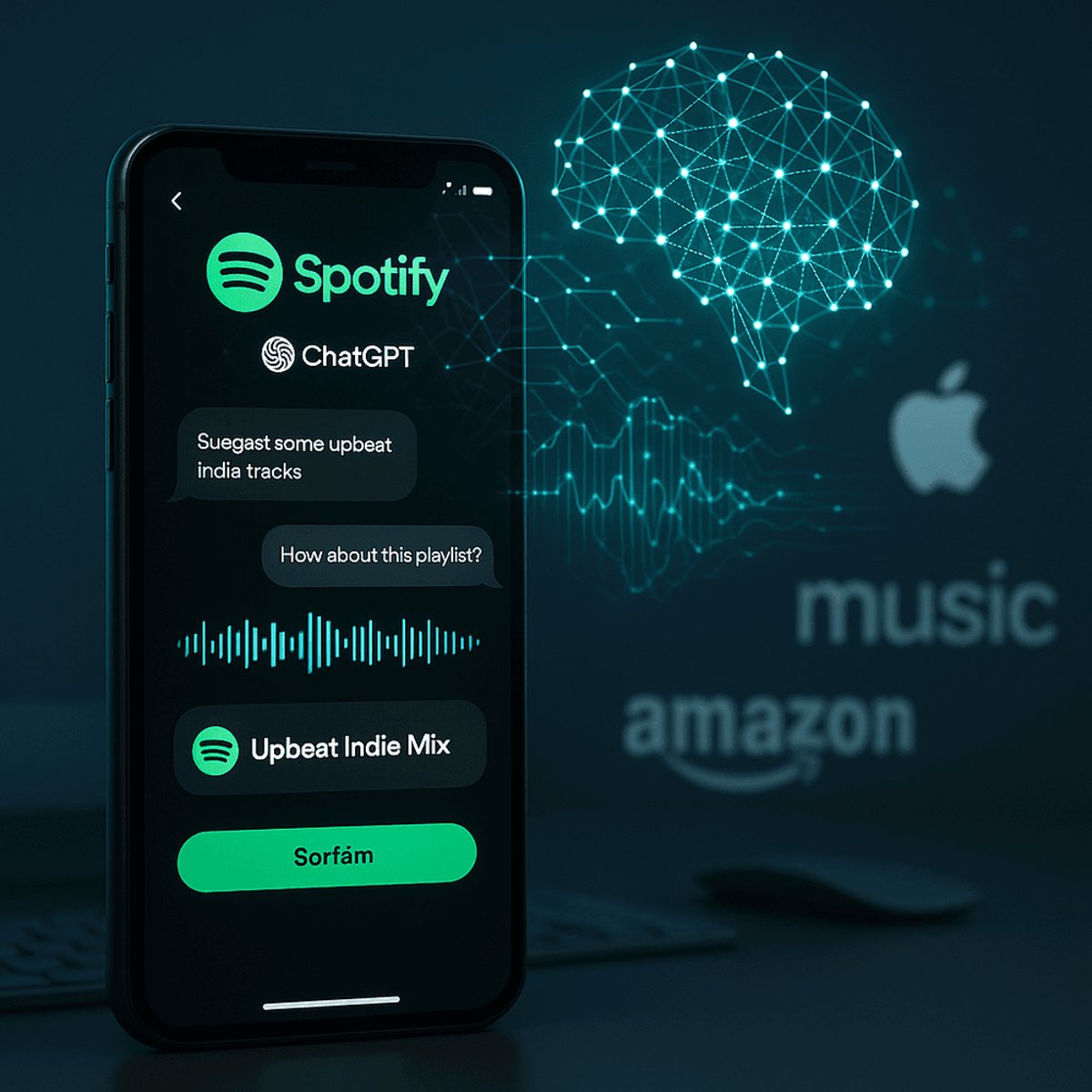 Spotify Bets on ChatGPT to Fight Apple Music in AI Arms Race