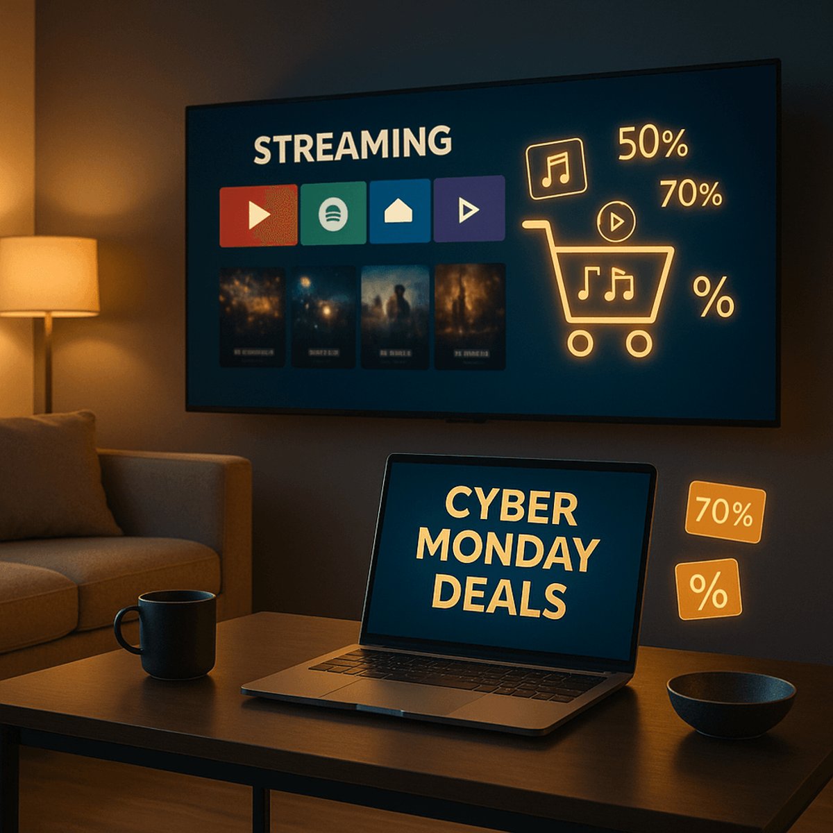 Major Streaming Services Drop Prices for Cyber Monday 2025