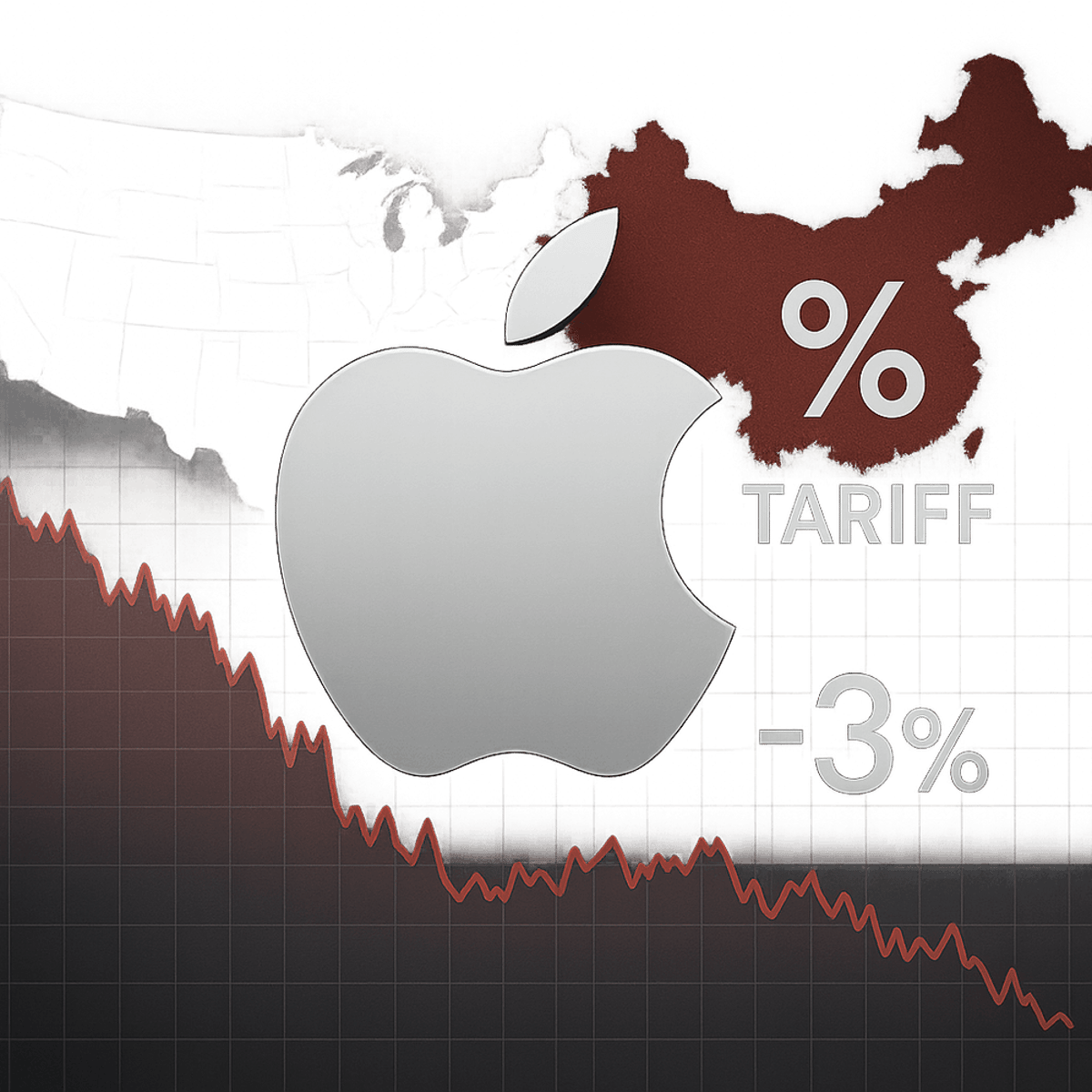 Apple Stock Plummets Amid Tariff Threats