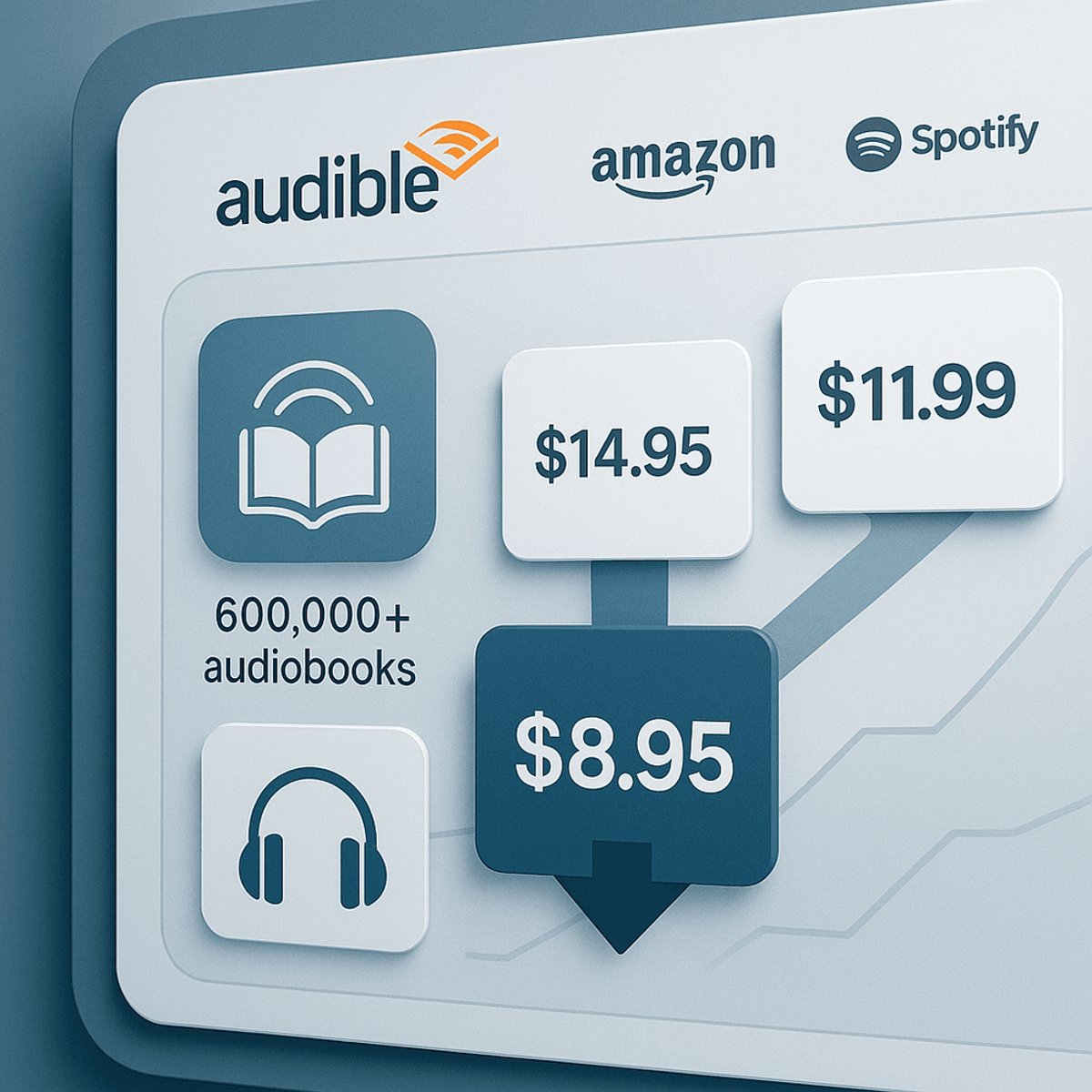Audible Undercuts Spotify With New $8.95 Standard Plan