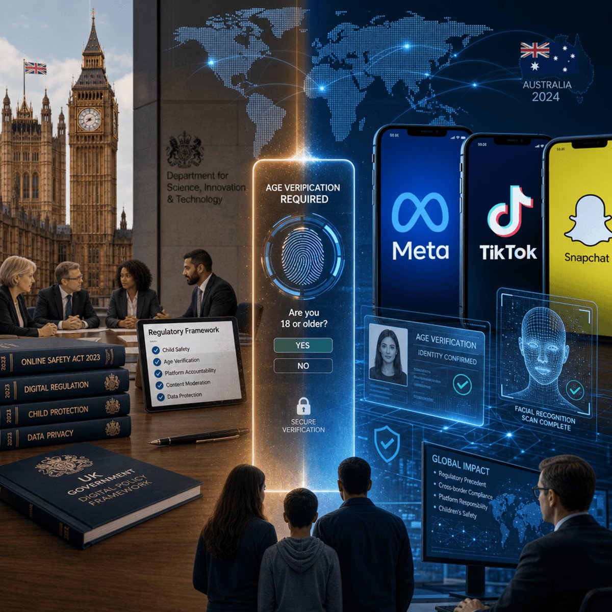 UK Eyes Social Media Ban for Under-16s Following Australia