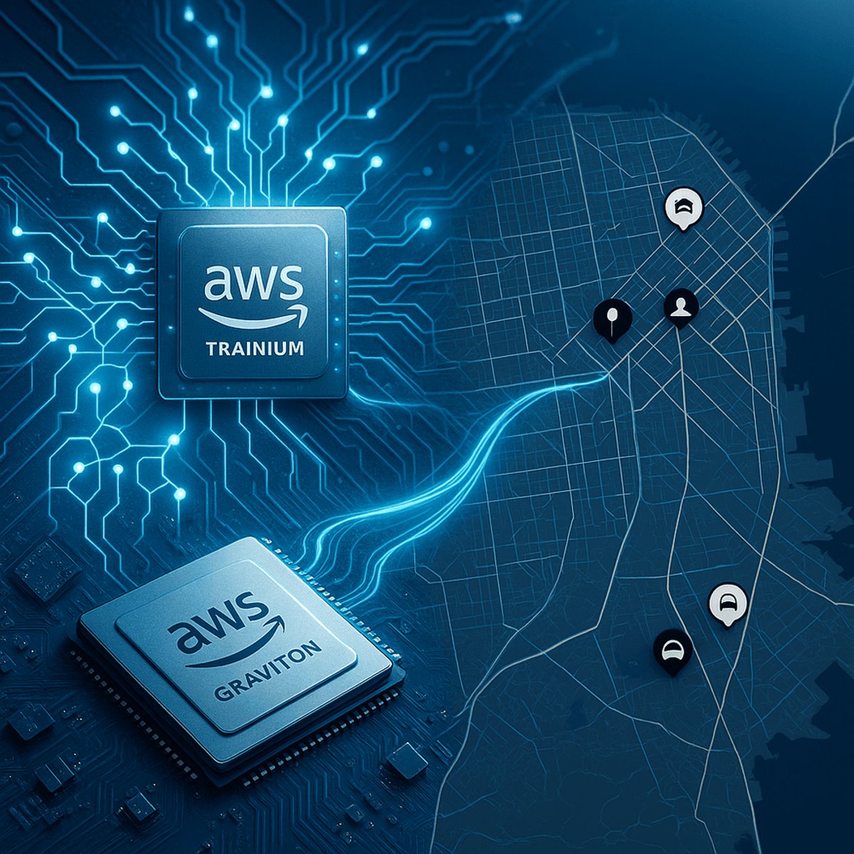 Uber Bets Big on AWS AI Chips to Power Real-Time Rides