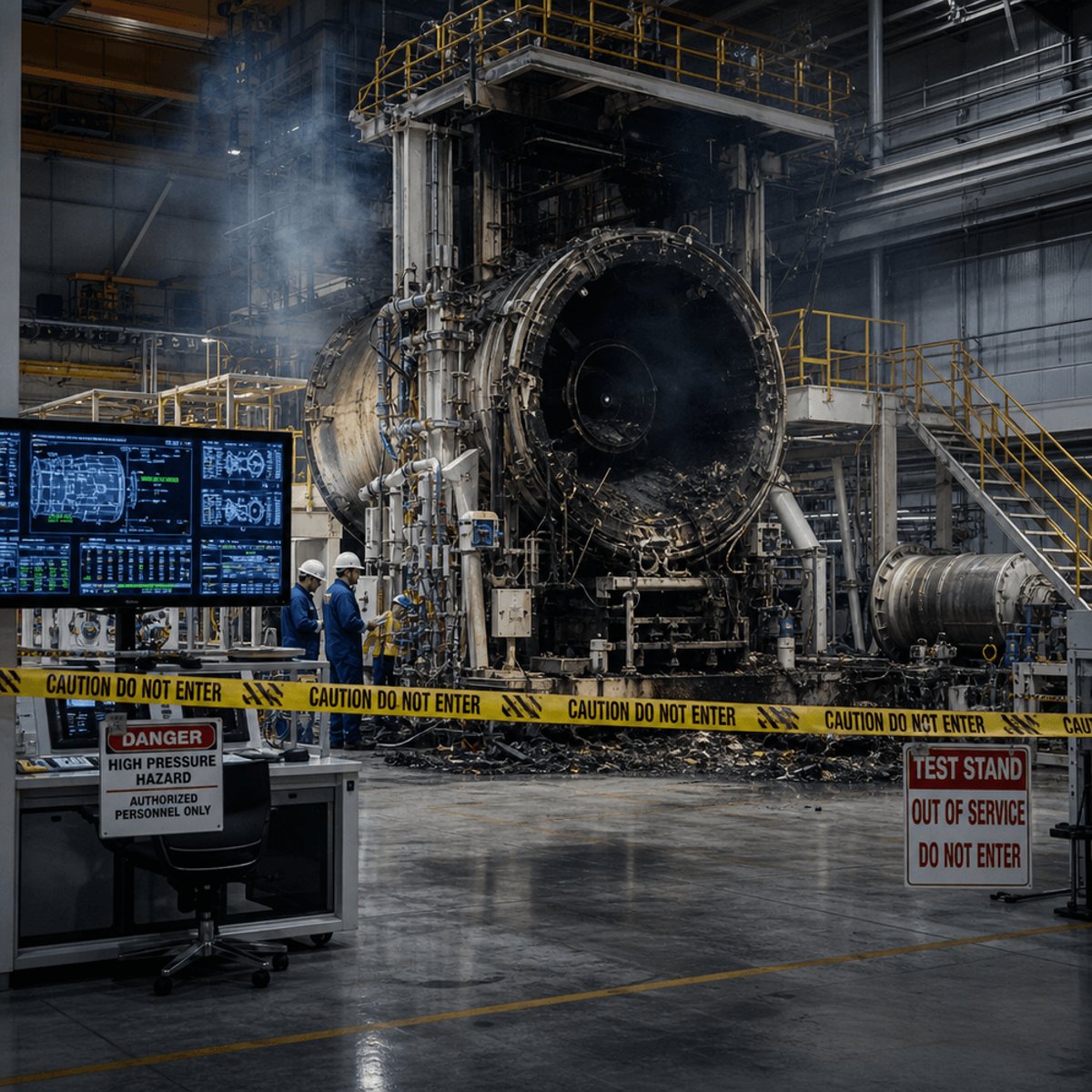 Explosion Damages Anduril's Mississippi Rocket Test Site