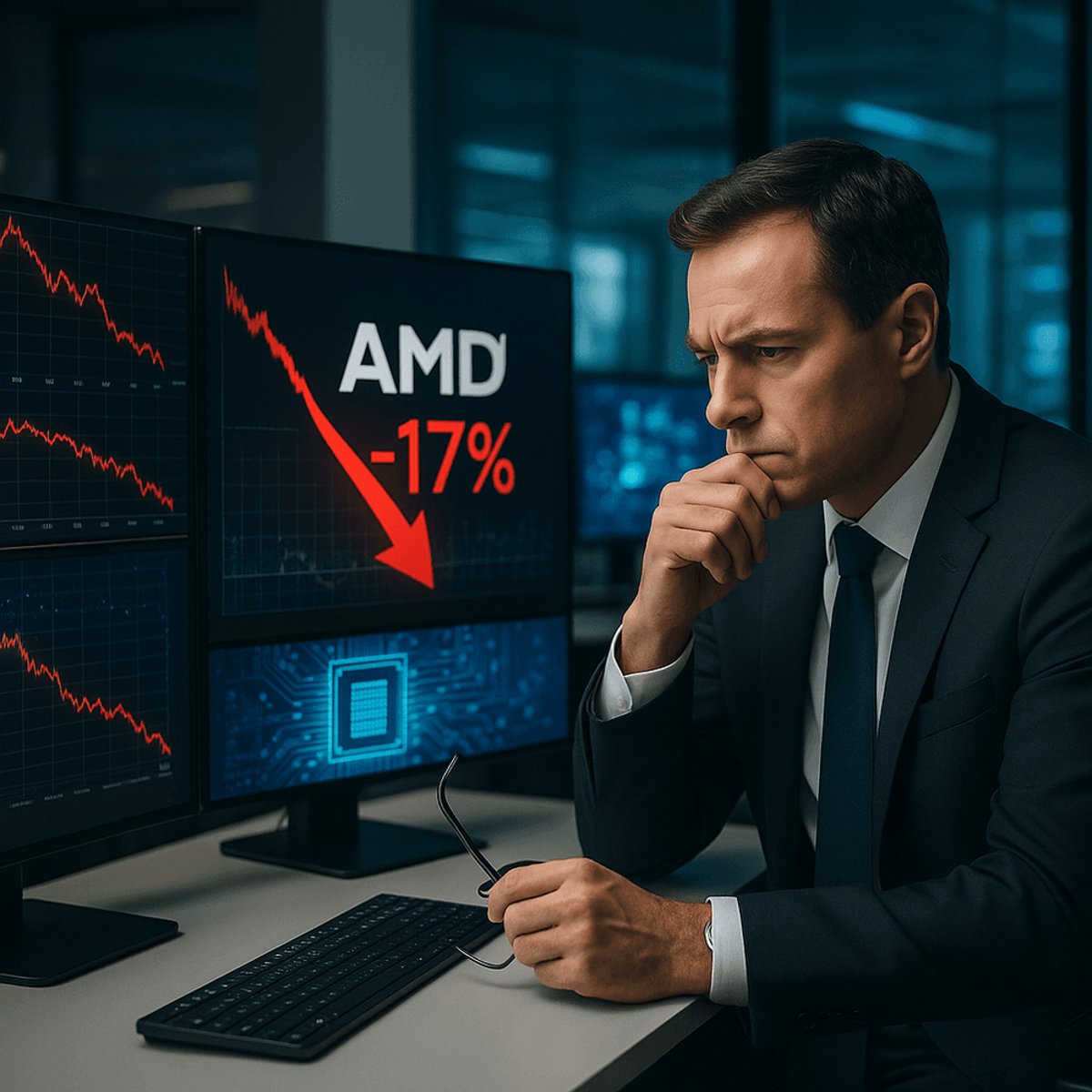 AMD Stock Crashes 17% After Earnings Miss AI Expectations