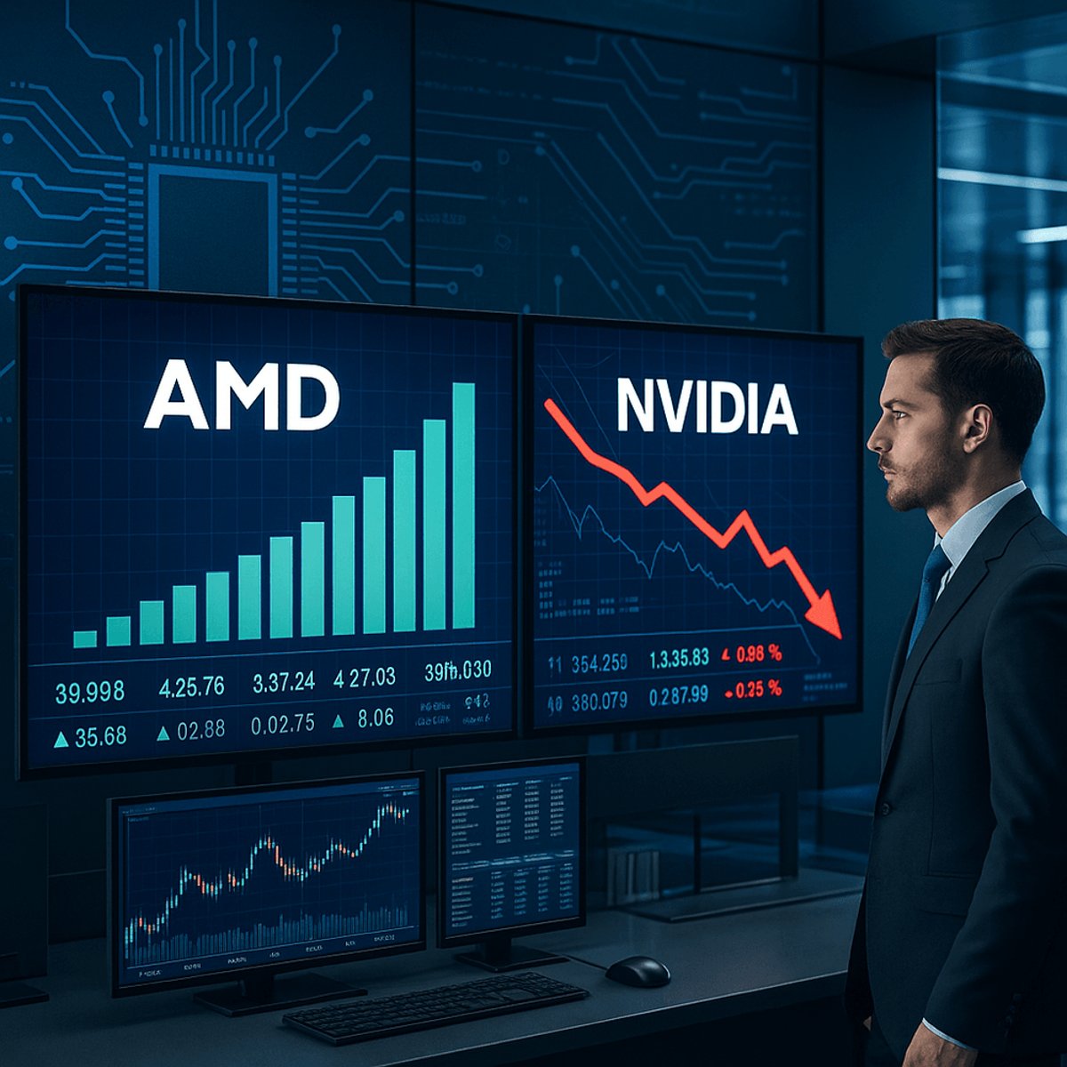 AMD Stock Drops 6% Despite Earnings Beat on Weak Q1 Outlook