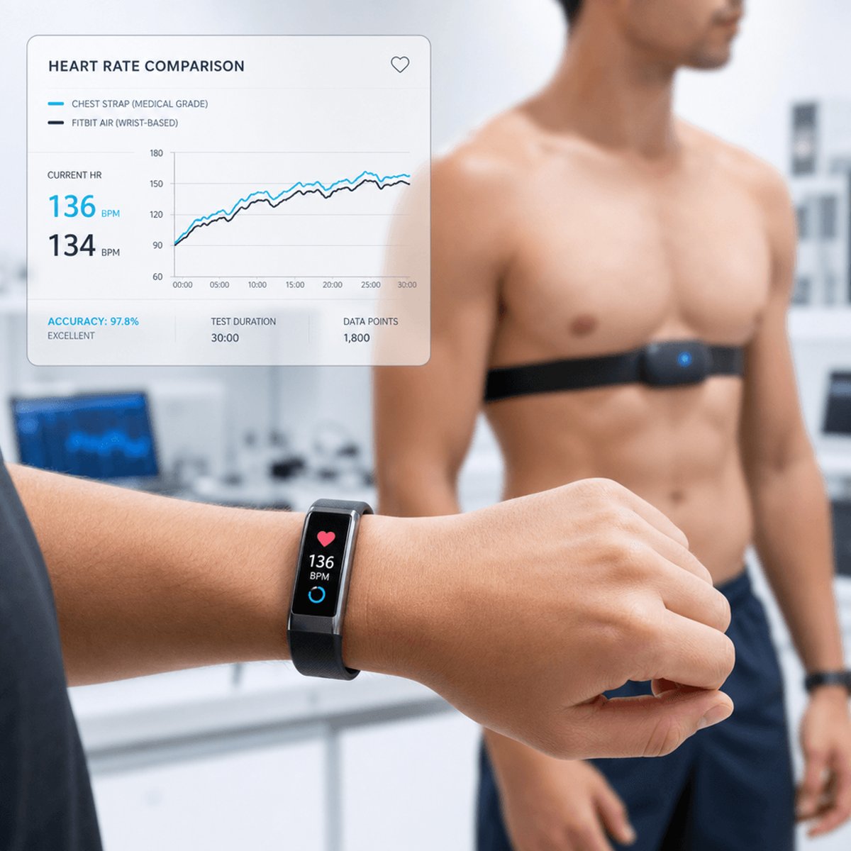 Fitbit Air Heart Rate Test: How Google's Tracker Stacks Up
