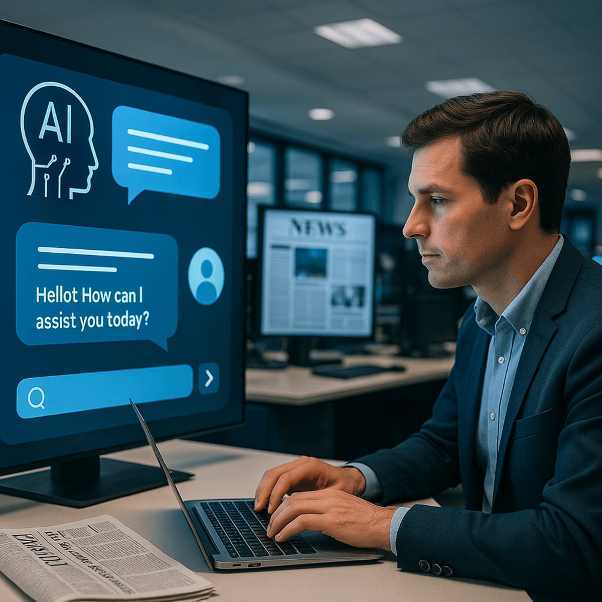 USA Today Launches AI Chatbot to Fight Traffic Decline