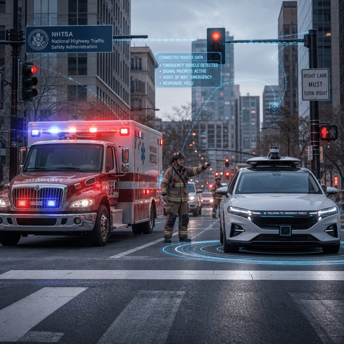 NHTSA Orders AV Companies to Fix Emergency Response Failures