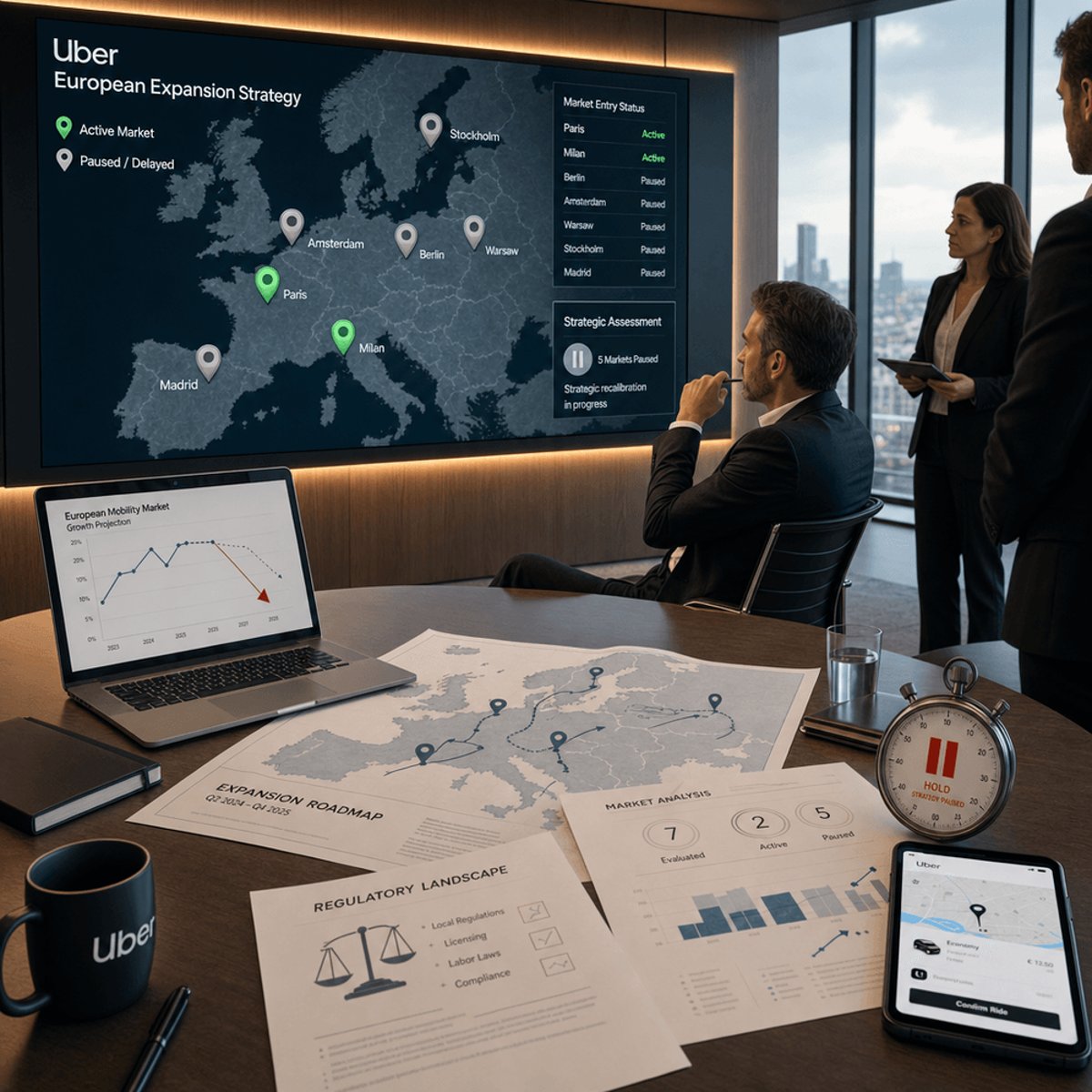 Uber Delays 5 of 7 Planned European Market Launches