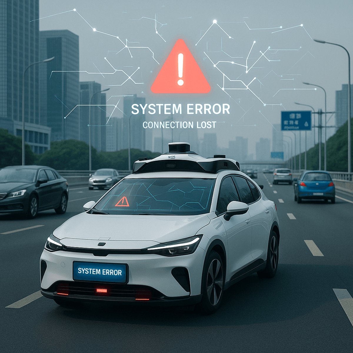 Baidu Robotaxis Freeze Mid-Route, Strand Passengers on Wuhan Highways