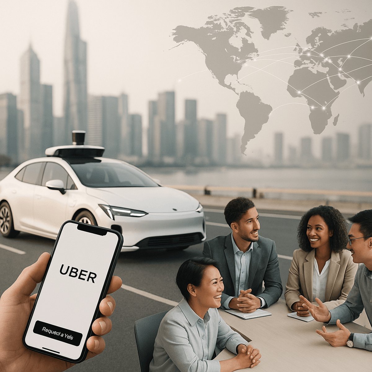 Uber's Robotaxi Ambition: Dominance via App Power