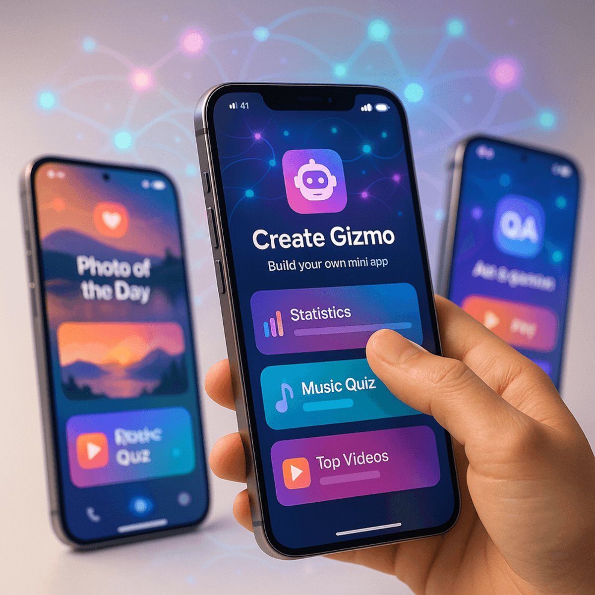 Gizmo hits 600K installs with AI-powered mini-app feed