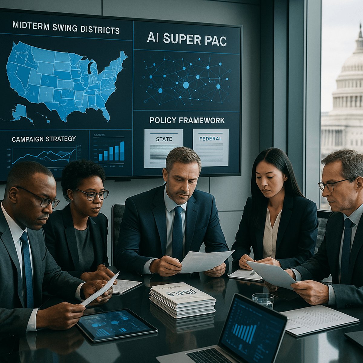 AI Super PAC Raises $125M to Shape Midterm Elections