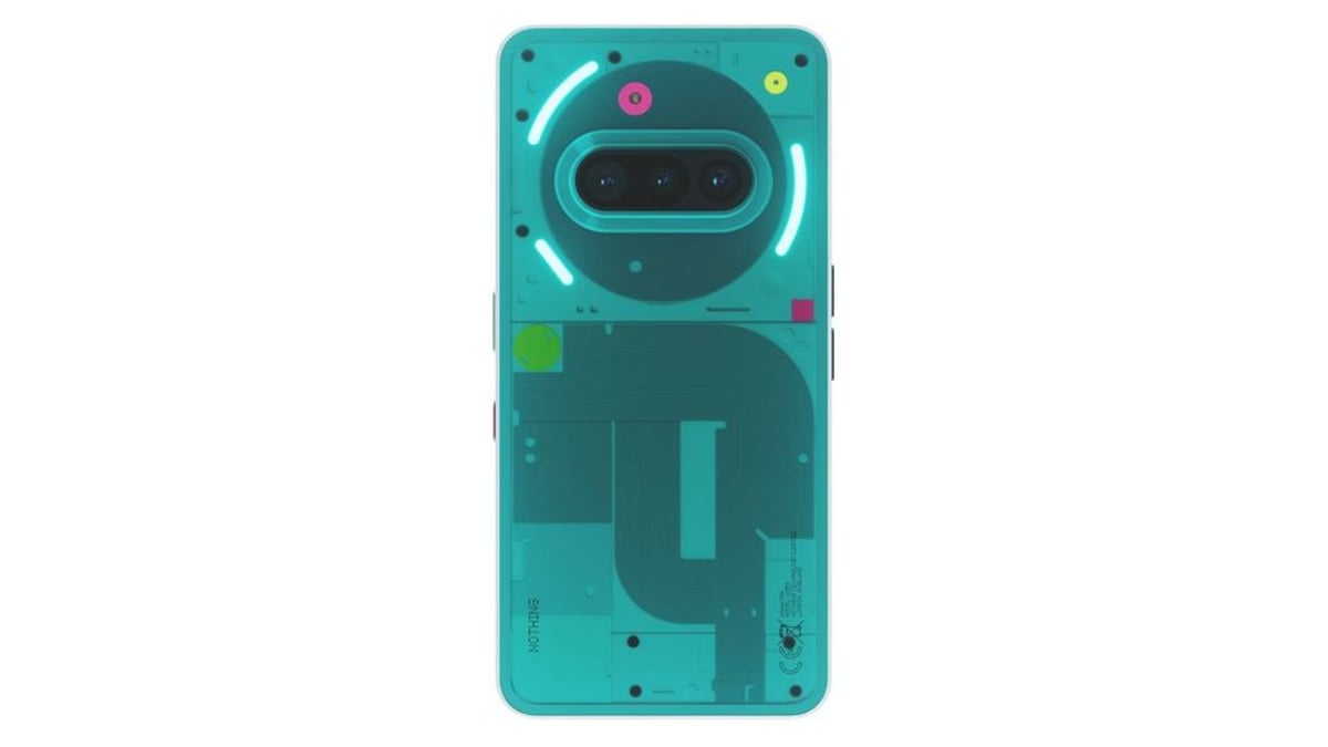 Nothing drops colorful Phone 3A Community Edition with dice