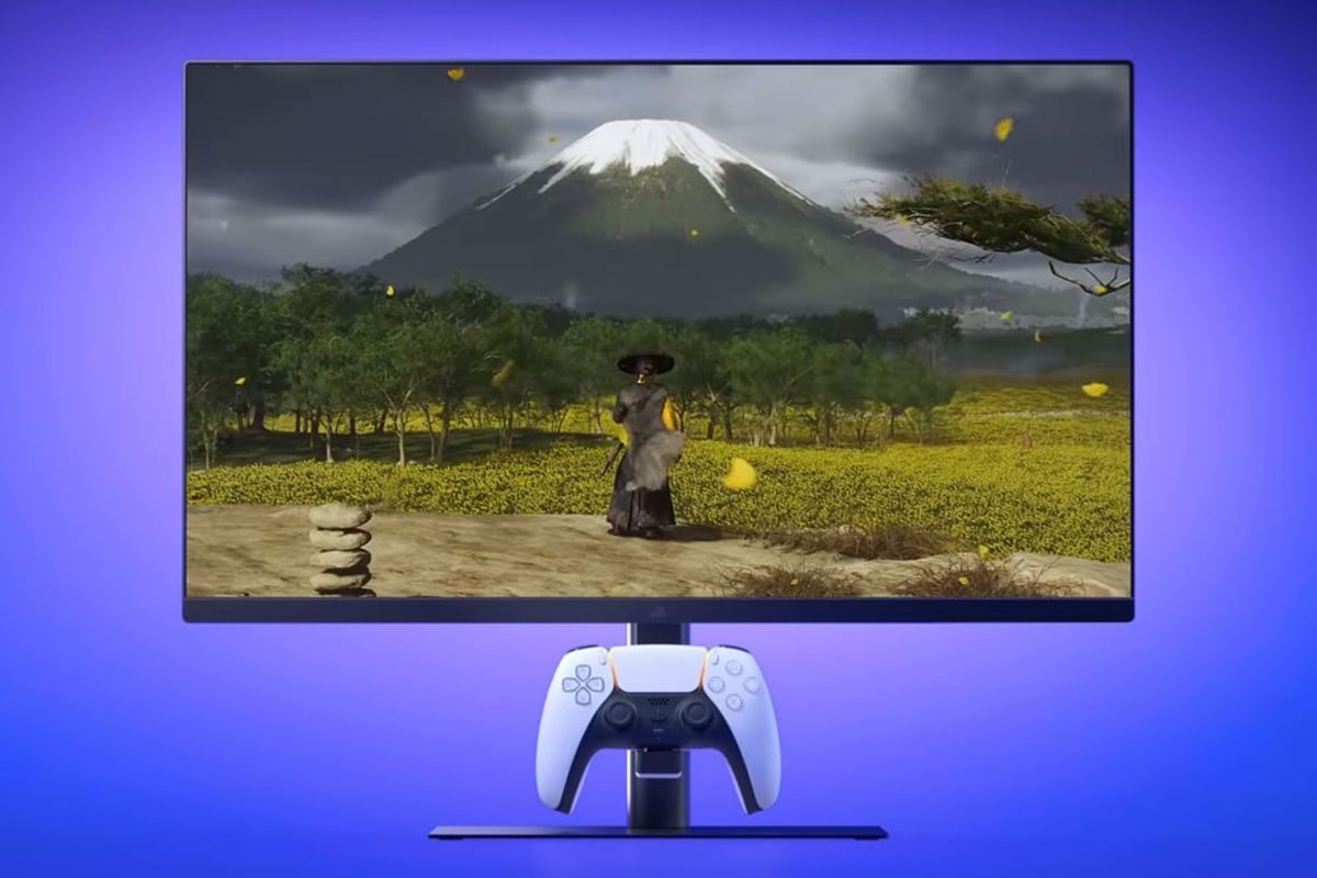 Sony's PS5 Monitor Includes Built-In DualSense Charging Hook
