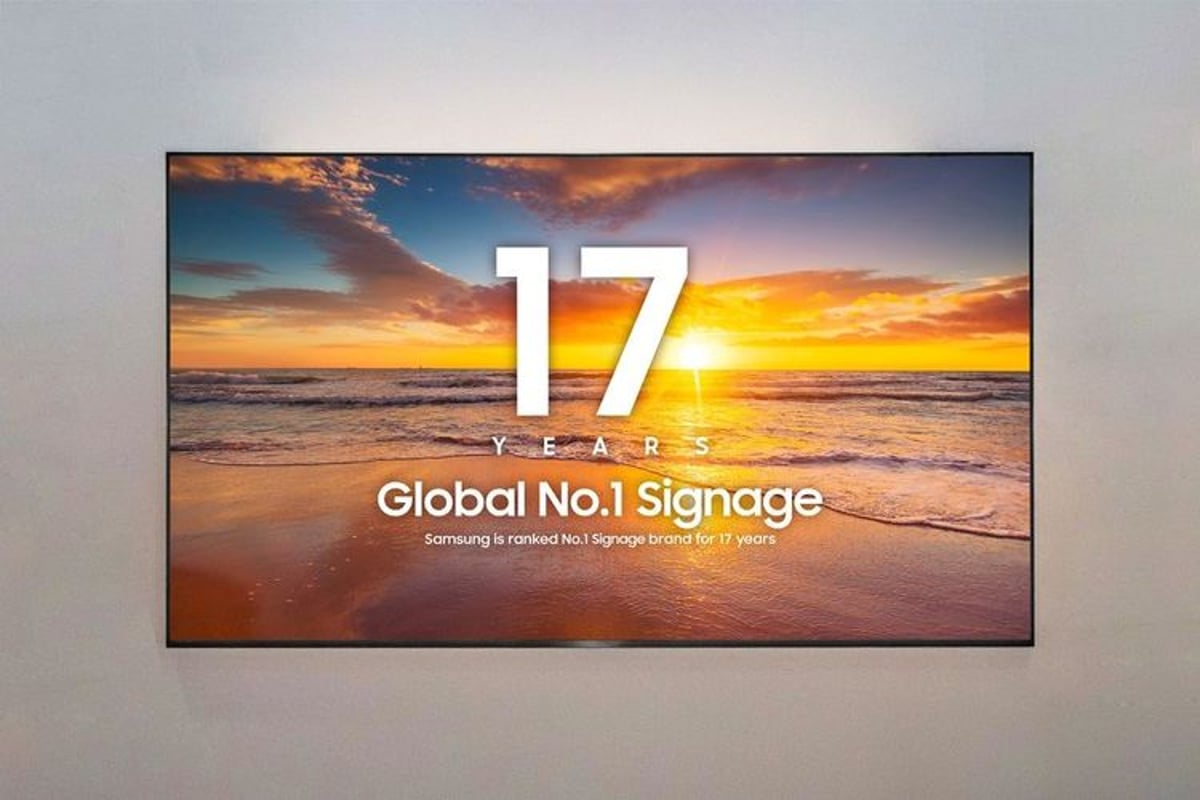Samsung Holds 17-Year Streak Atop Commercial Display Market