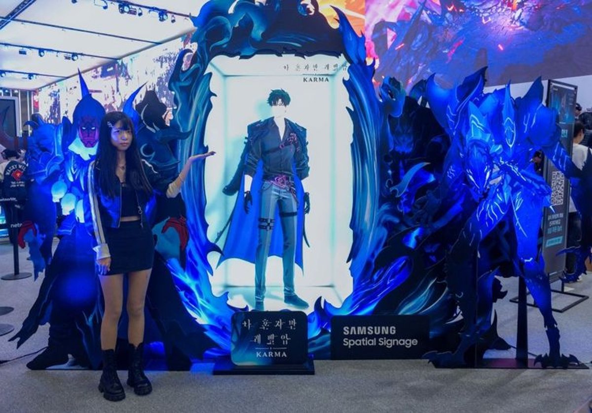 Samsung's 3D Revolution: Spatial Signage Wows G-Star Gamers