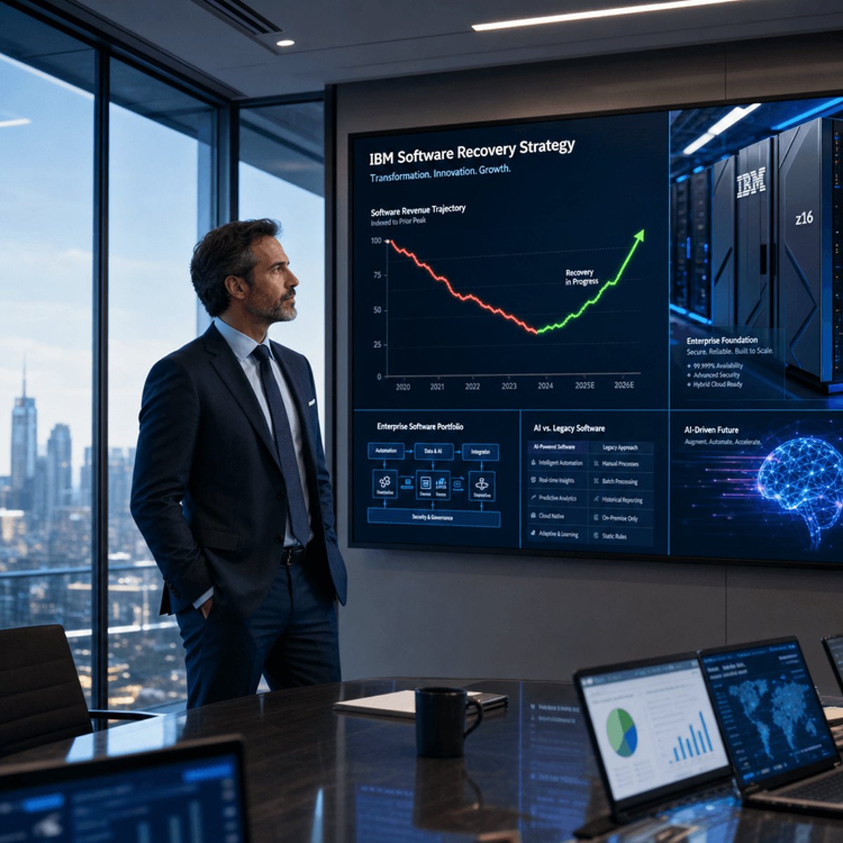 IBM's Krishna Says Software Will Recover Despite AI Headwinds