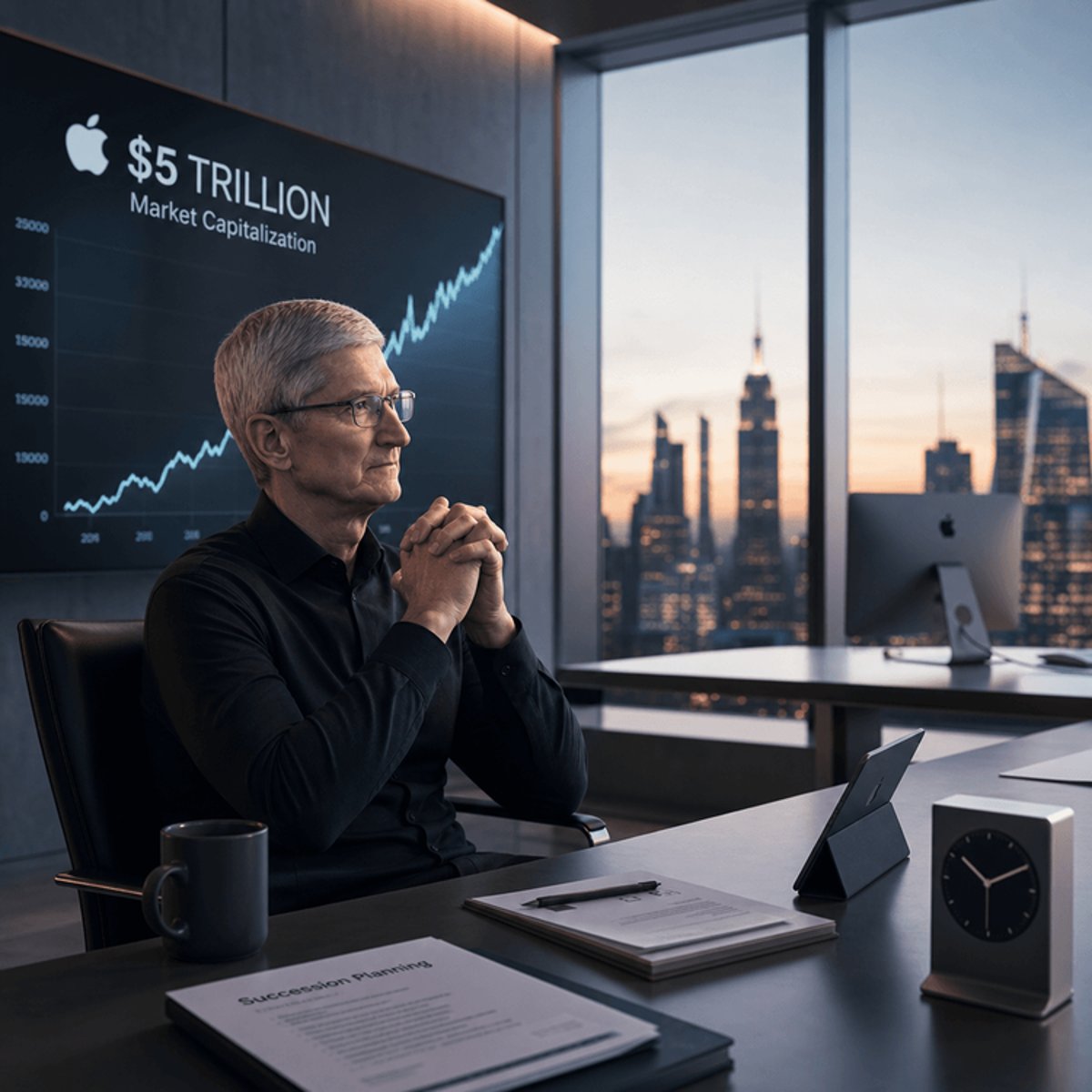 Tim Cook's Final Earnings Call Marks End of Era as Apple Hits $5T