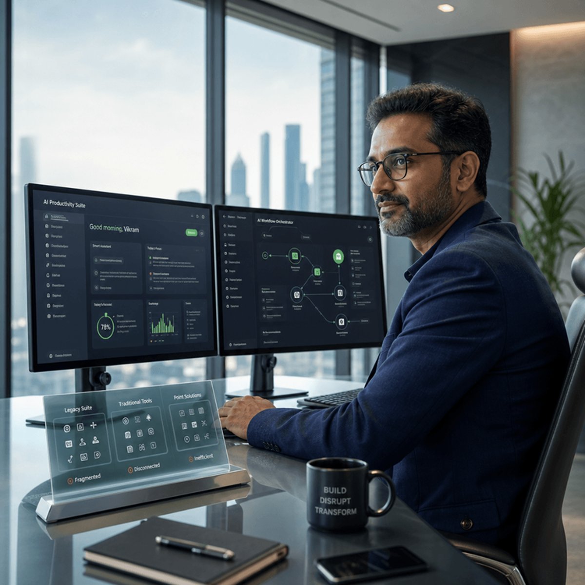 Serial entrepreneur invests $30M of own money in AI Office rival