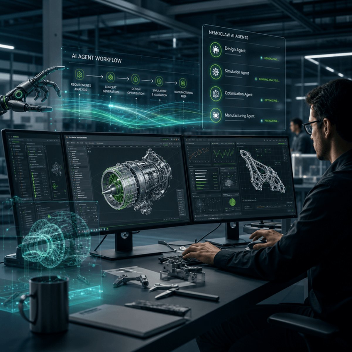 Nvidia Unveils NemoClaw: AI Agents That Automate Engineering Workflows