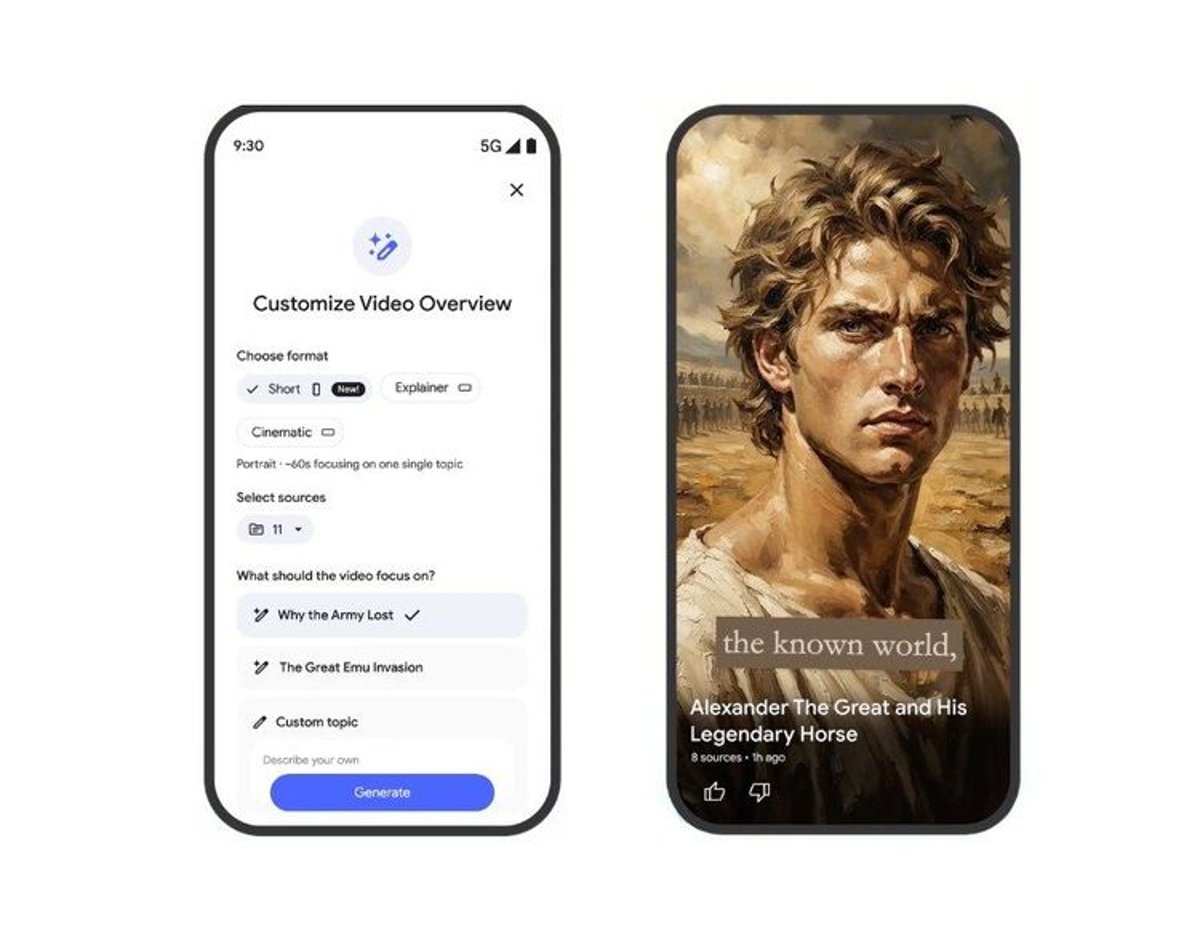 Google's NotebookLM Now Generates TikTok-Style AI Clips