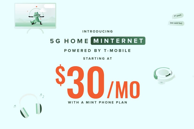 Mint Mobile launches $30 5G home internet with confusing pricing