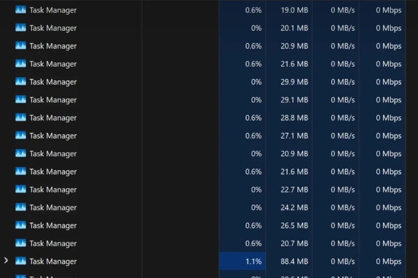 Windows 11 Bug Turns Task Manager Into Resource-Hogging Hydra