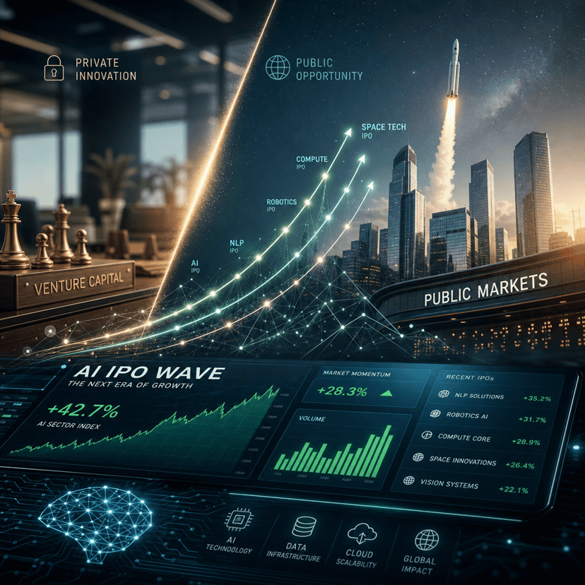 AI IPO Wave 'Just the Start' as SpaceX Eyes Historic Listing