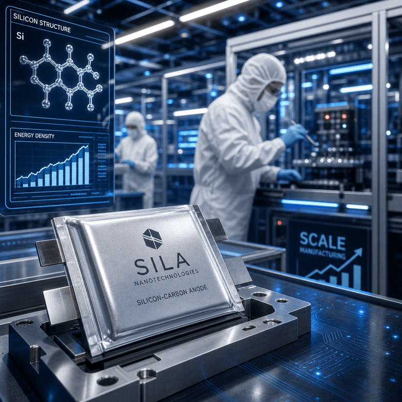 Sila Lands $300M to Scale EV Battery Tech Amid Market Chill