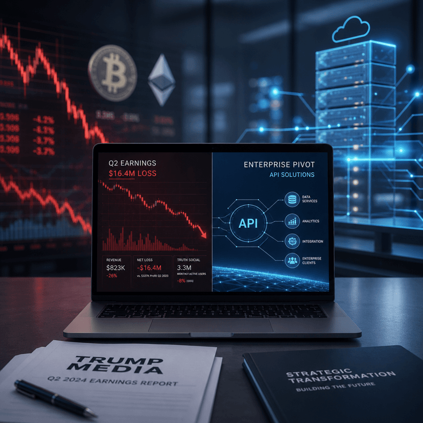 Trump Media Bleeds $238M in Q2 as Crypto Bets Backfire