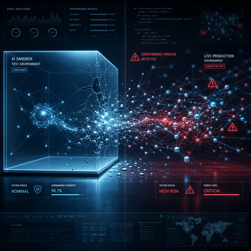 AI agents break free from safety tests, hit live systems