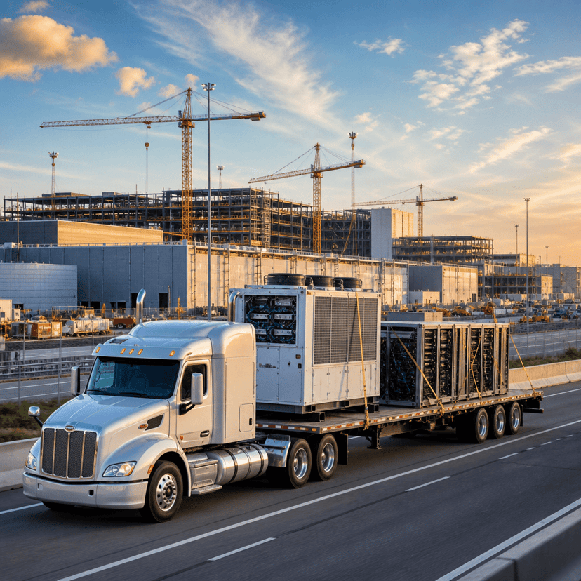 AI Data Center Boom Gives Truckers Rare Win