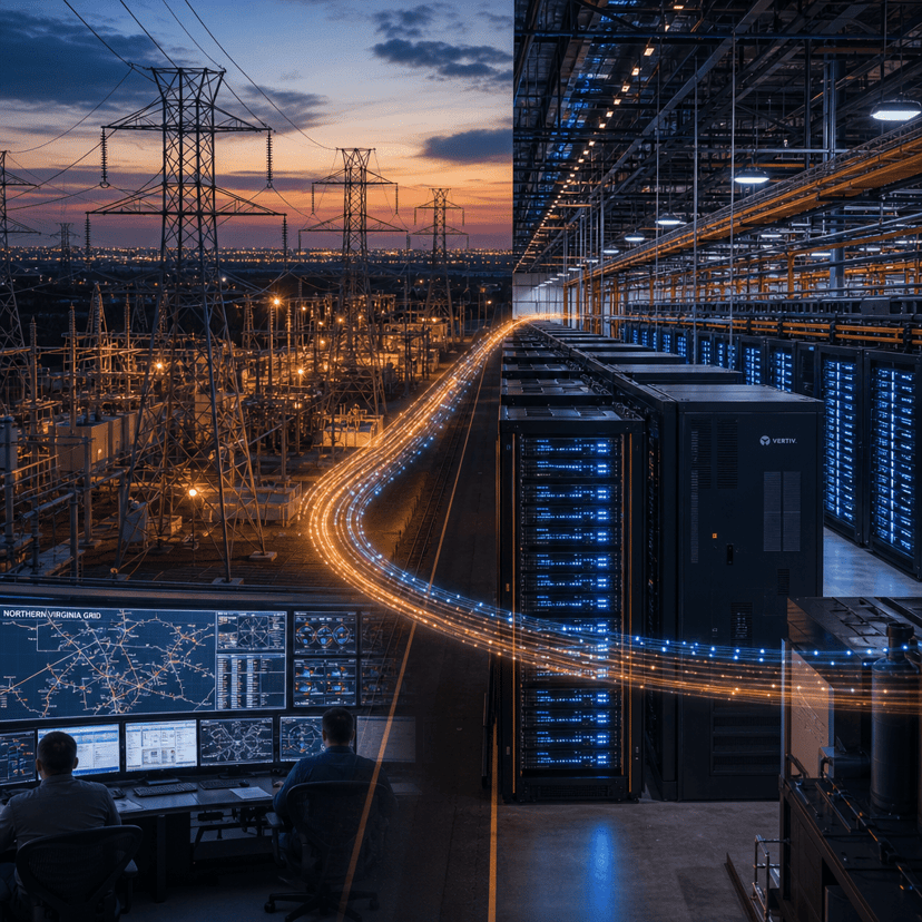 Power Line Failure Exposes AI Data Center Grid Vulnerability