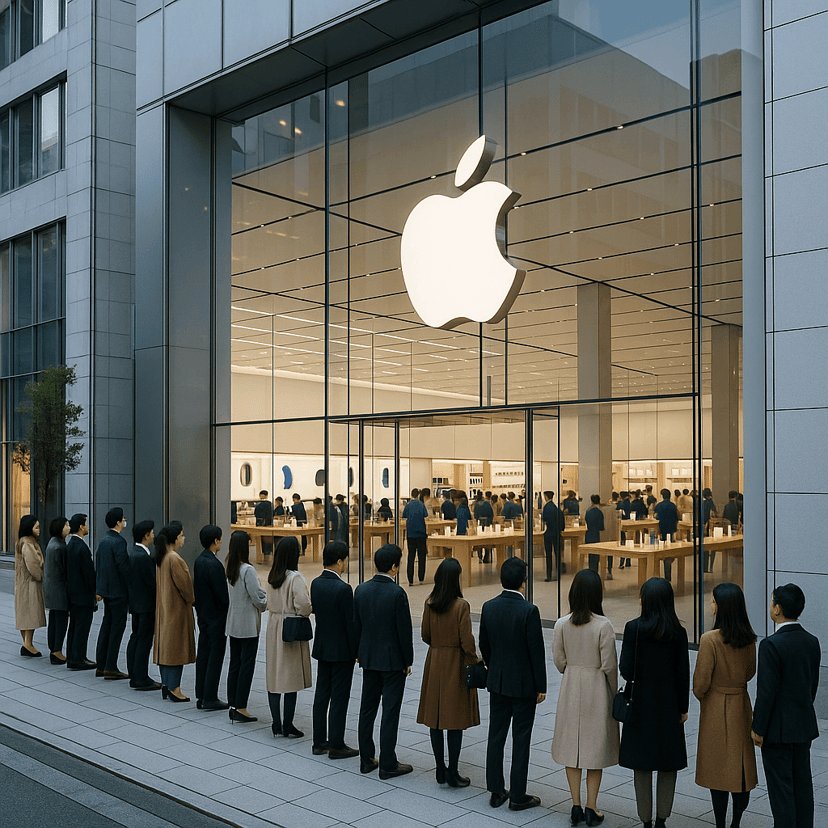 Apple Ginza Reopens with iPhone 17 & Vision Pro Showcase