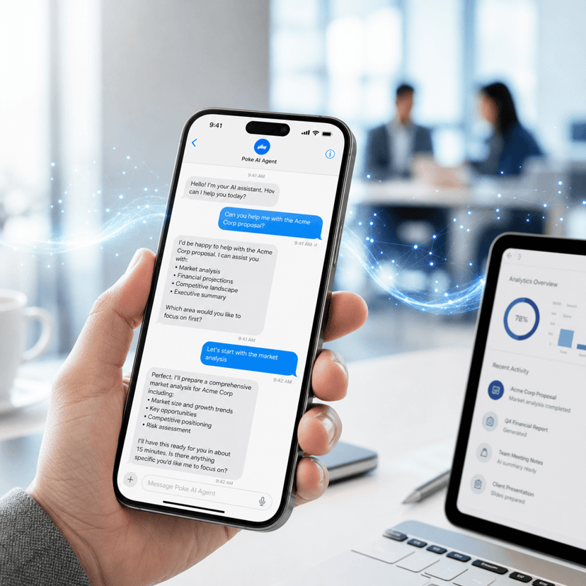 Poke Breaks Ground as First AI Agent on Apple Messages