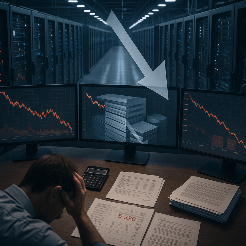 AI Infrastructure Stocks Crater on Mounting Debt Concerns