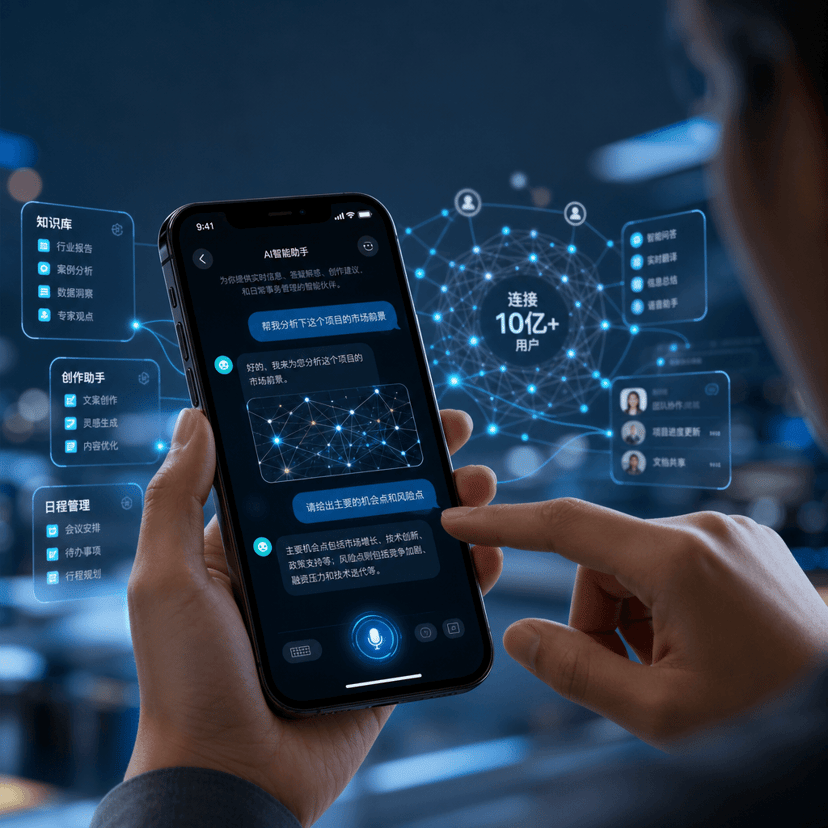 Tencent Embeds AI Assistant in WeChat's Billion-User Empire