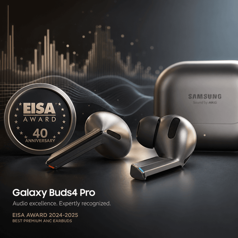 Samsung Galaxy Buds4 Pro Wins First EISA Audio Award