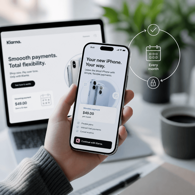 Apple launches $17.99/month iPhone leasing via Klarna