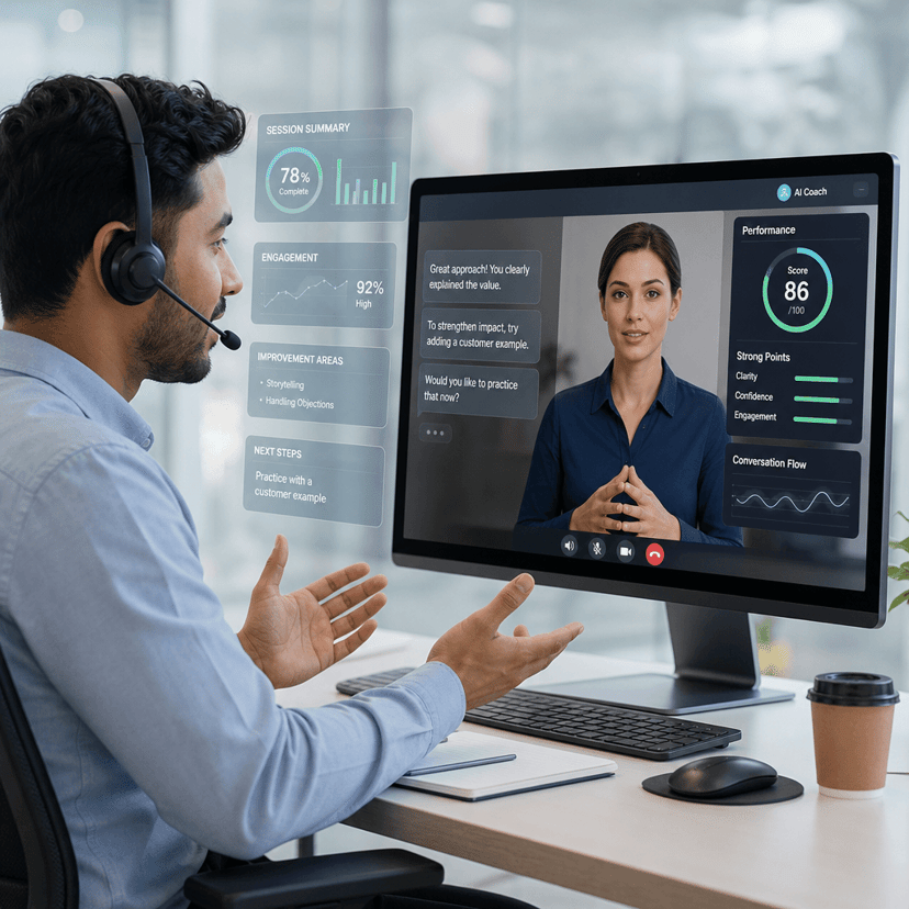 Synthesia launches AI roleplay training to coach workers
