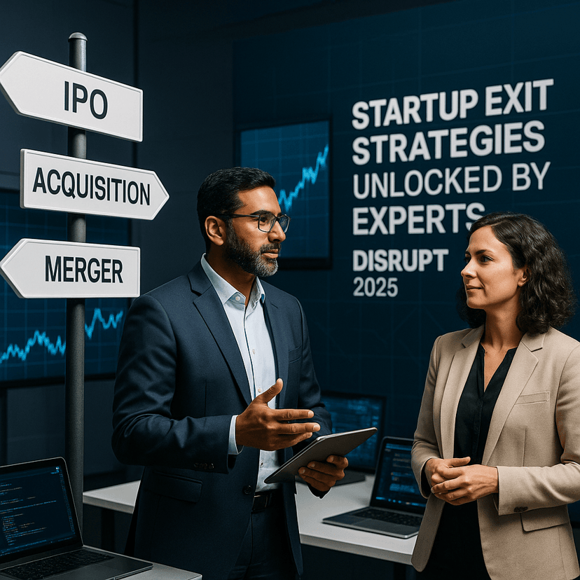 Startup Exit Strategies Unlocked by Experts at Disrupt