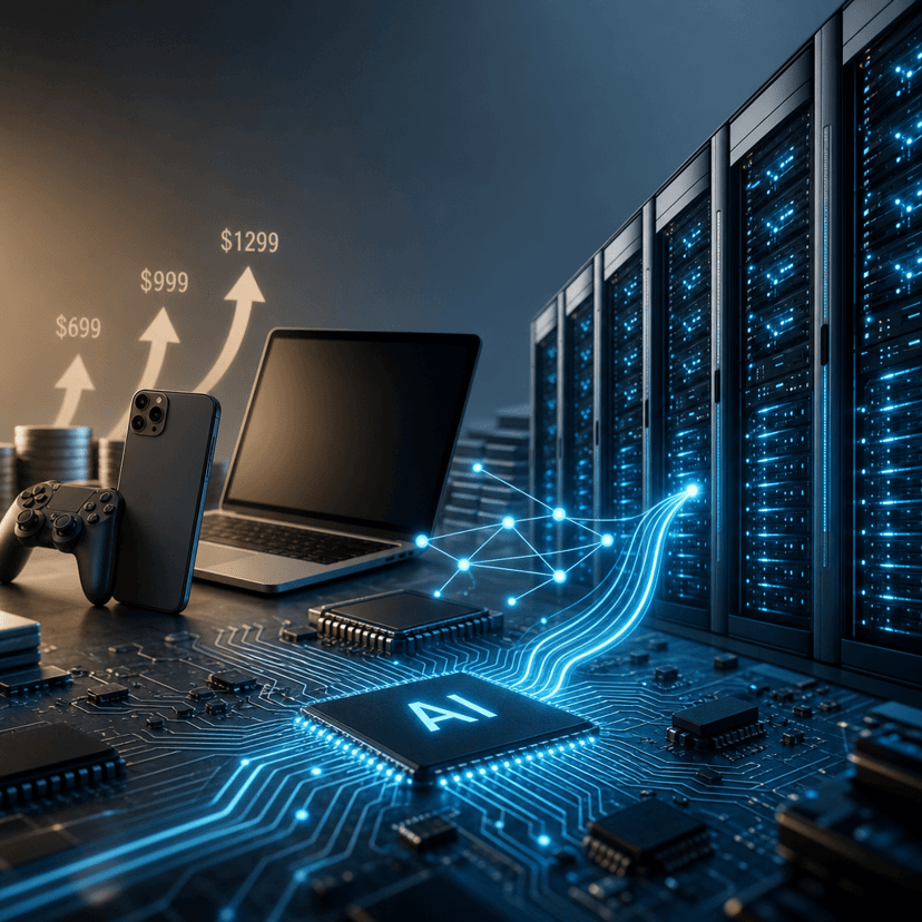 AI Chip Crunch Sends Gadget Prices Soaring Into 2026