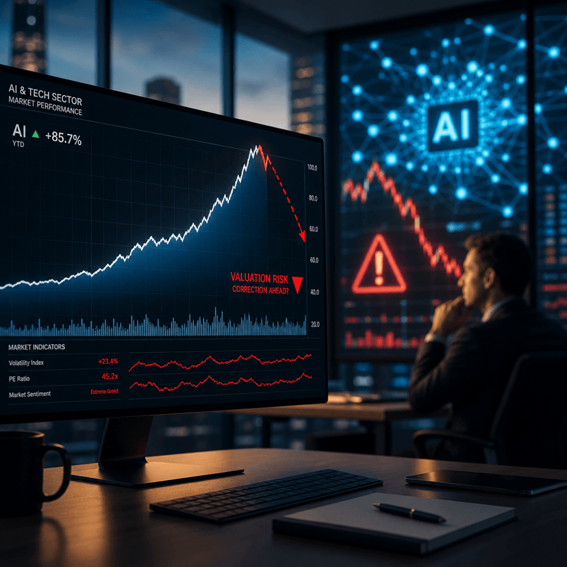 ECB Warns AI Valuations Face 'Worrisome' Correction Ahead