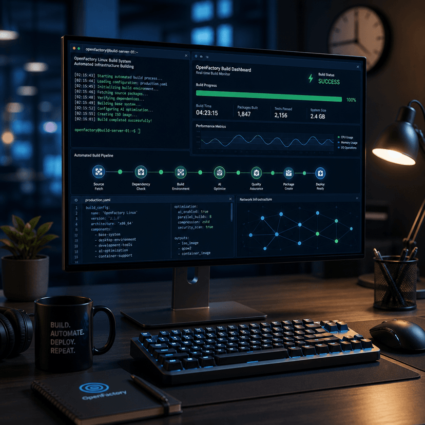 OpenFactory's AI builds custom Linux distros overnight